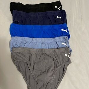 Set of 5 Puma mens briefs